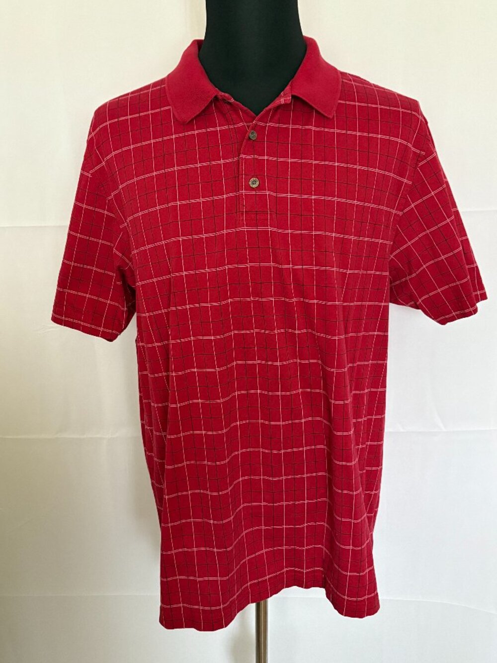Jos A Bank Men's Polo Shirt Red Cotton Size XXL